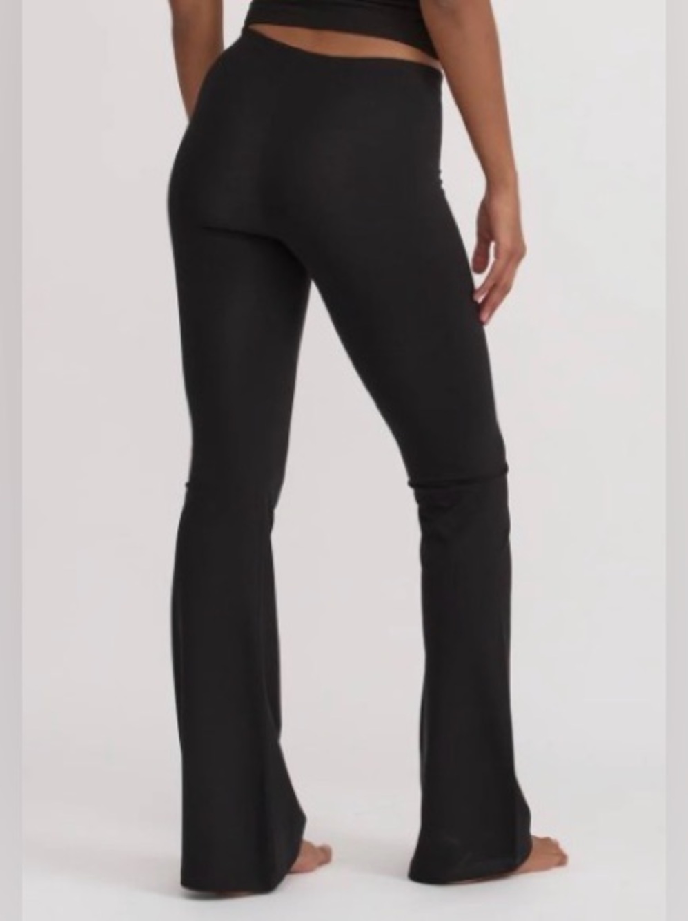 Organic basics fold over flare pant - Picture 2 of 6